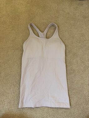lululemon athletica Ribbed Racerback Tank - Cream